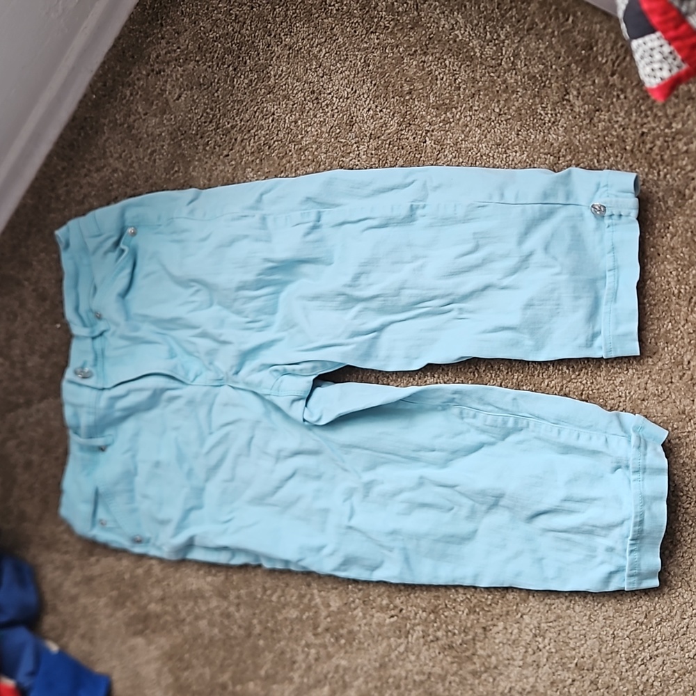 Size 6 knee length Jean shorts